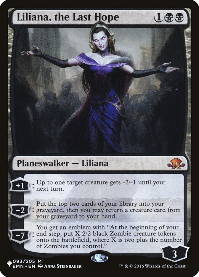 Liliana, the Last Hope - The List (PLIST)