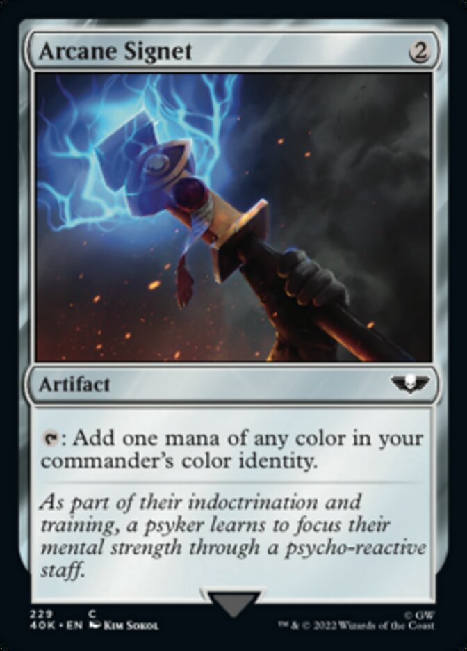 Arcane Signet - Warhammer 40,000 Commander (40K)