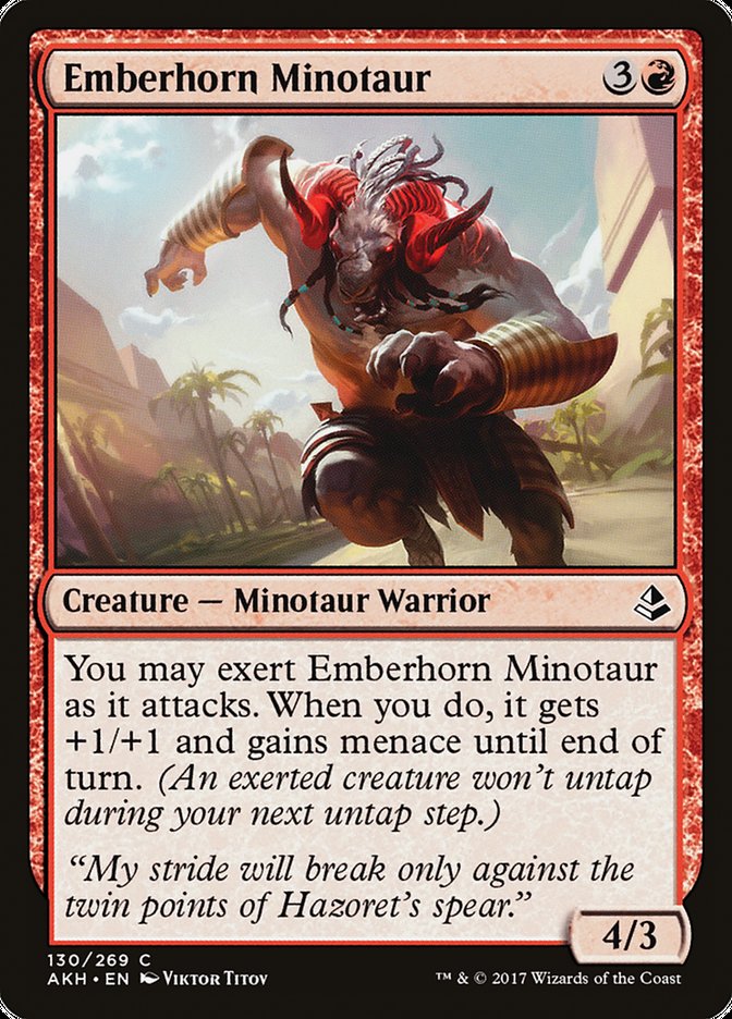 Emberhorn Minotaur - Amonkhet (AKH)
