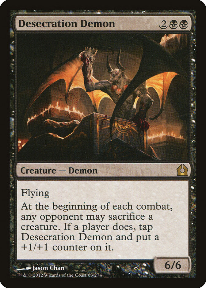 Desecration Demon - Return to Ravnica (RTR)