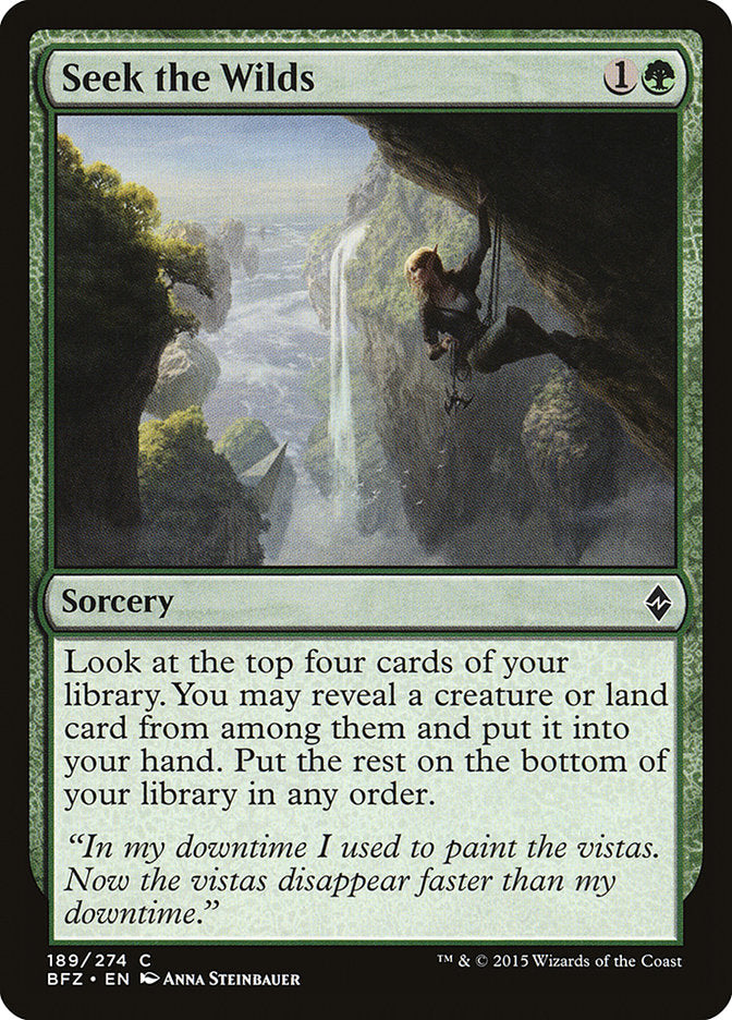 Seek the Wilds - Battle for Zendikar (BFZ)
