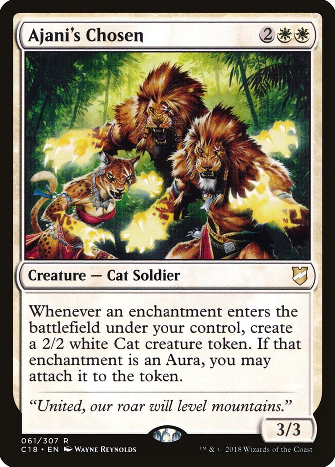 Ajani's Chosen - Commander 2018 (C18)