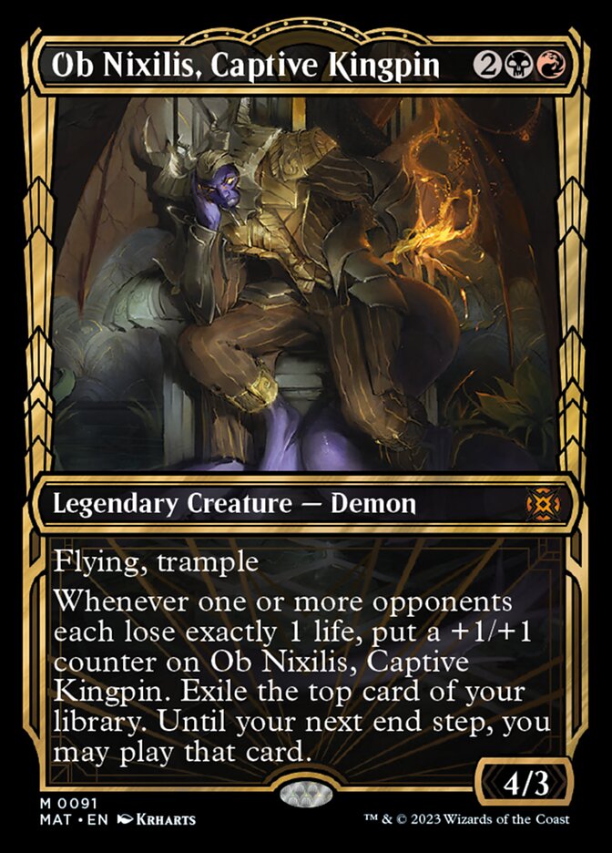 Ob Nixilis, Captive Kingpin (91) - March of the Machine: The Aftermath (MAT)
