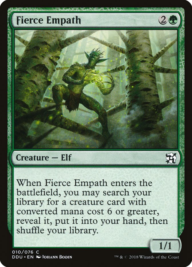 Fierce Empath - Duel Decks: Elves vs. Inventors (DDU)