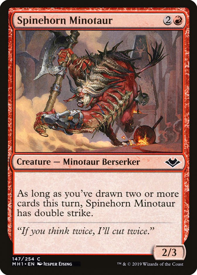 Spinehorn Minotaur - Modern Horizons (MH1)