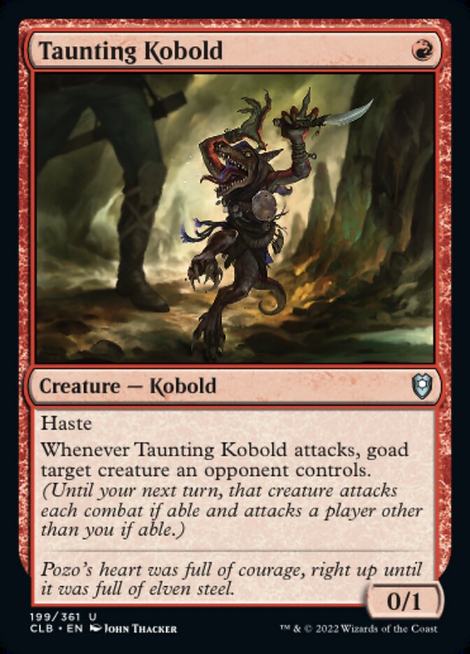 Taunting Kobold - Commander Legends: Battle for Baldur's Gate (CLB)