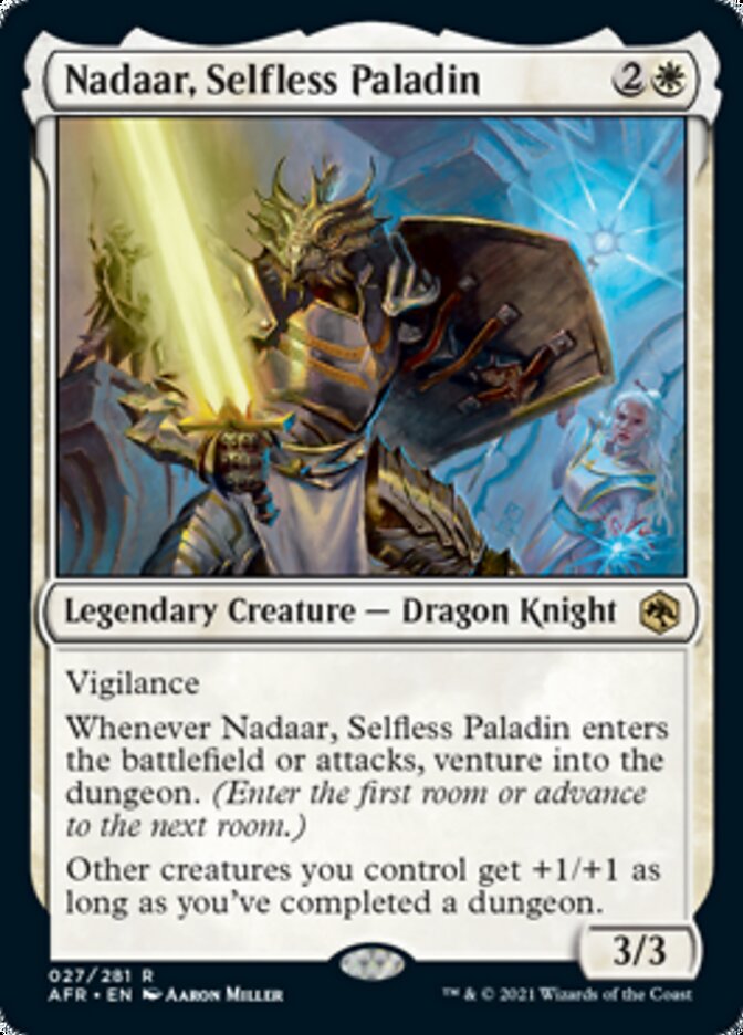 Nadaar, Selfless Paladin - Adventures in the Forgotten Realms (AFR)