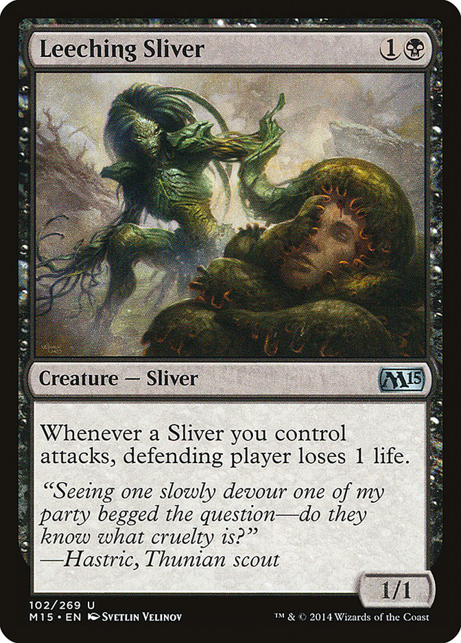 Leeching Sliver - Magic 2015 (M15)