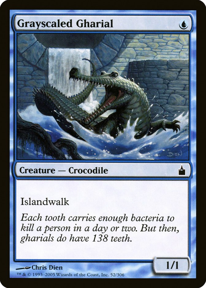 Grayscaled Gharial - Ravnica: City of Guilds (RAV)