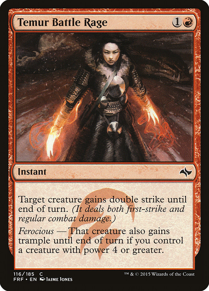 Temur Battle Rage - Fate Reforged (FRF)
