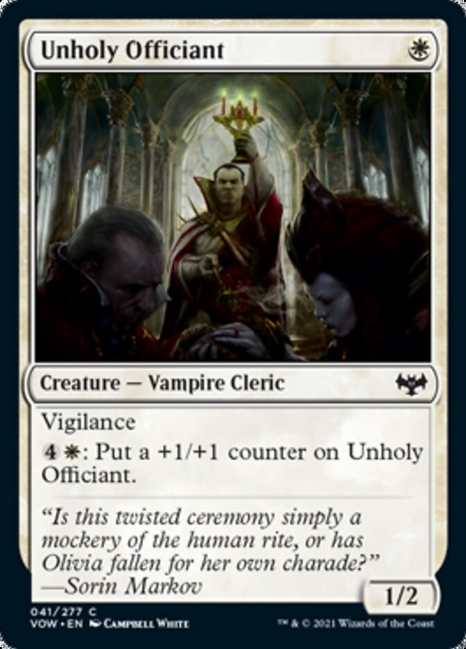 Unholy Officiant - Innistrad: Crimson Vow (VOW)