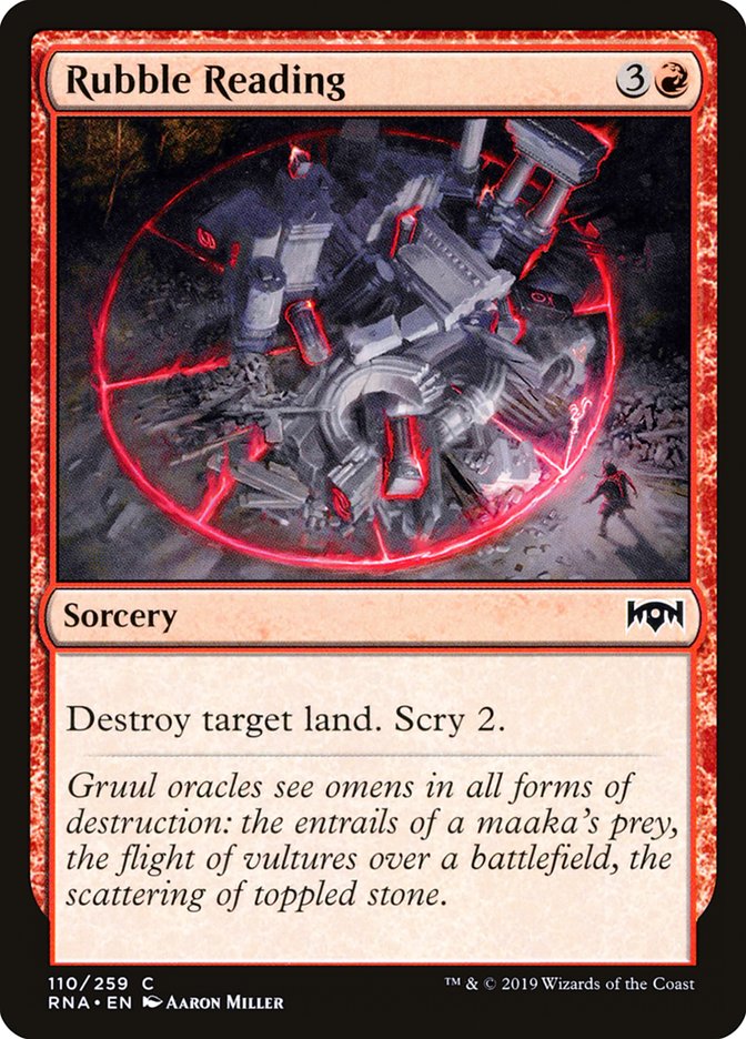 Rubble Reading - Ravnica Allegiance (RNA)