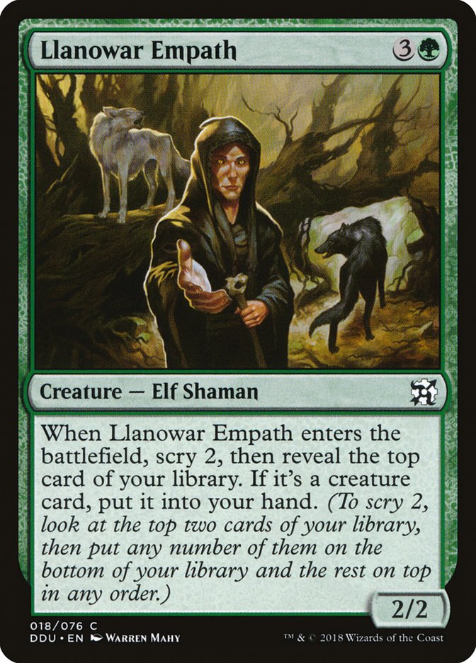 Llanowar Empath - Duel Decks: Elves vs. Inventors (DDU)