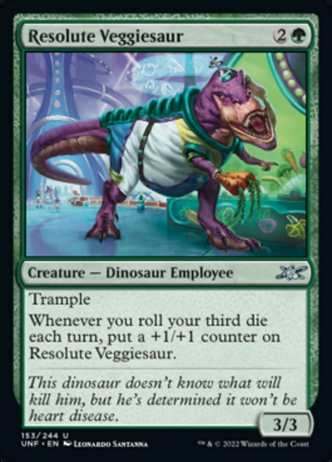 Resolute Veggiesaur - Unfinity (UNF)