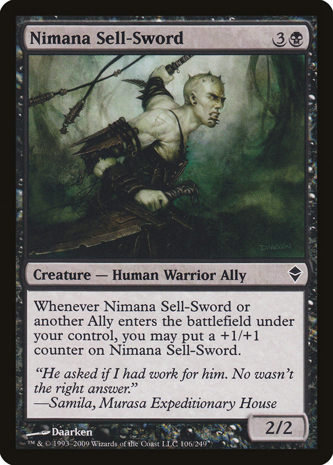 Nimana Sell-Sword - Zendikar (ZEN)
