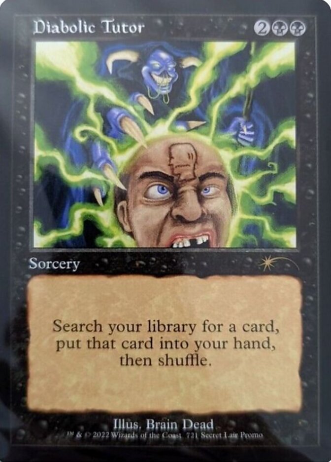 Diabolic Tutor (721) - Secret Lair Drop (SLD)