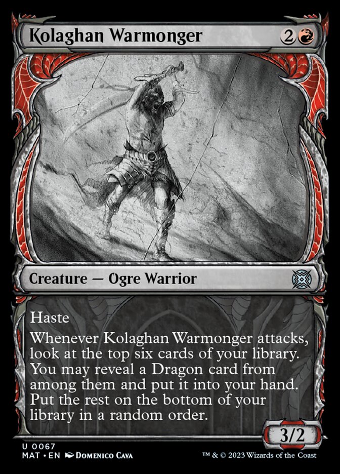 Kolaghan Warmonger (67) - March of the Machine: The Aftermath (MAT)