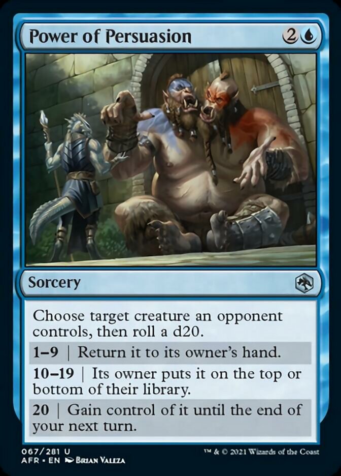 Power of Persuasion - Adventures in the Forgotten Realms (AFR)