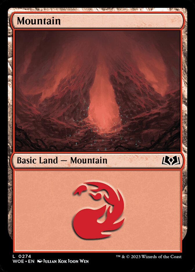Mountain (274) - Wilds of Eldraine (WOE)