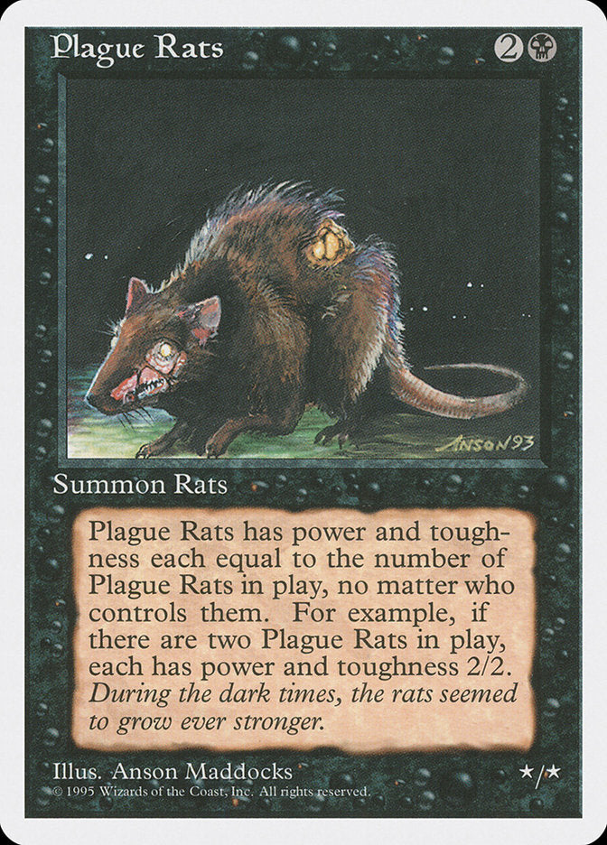 Plague Rats - Fourth Edition (4ED)