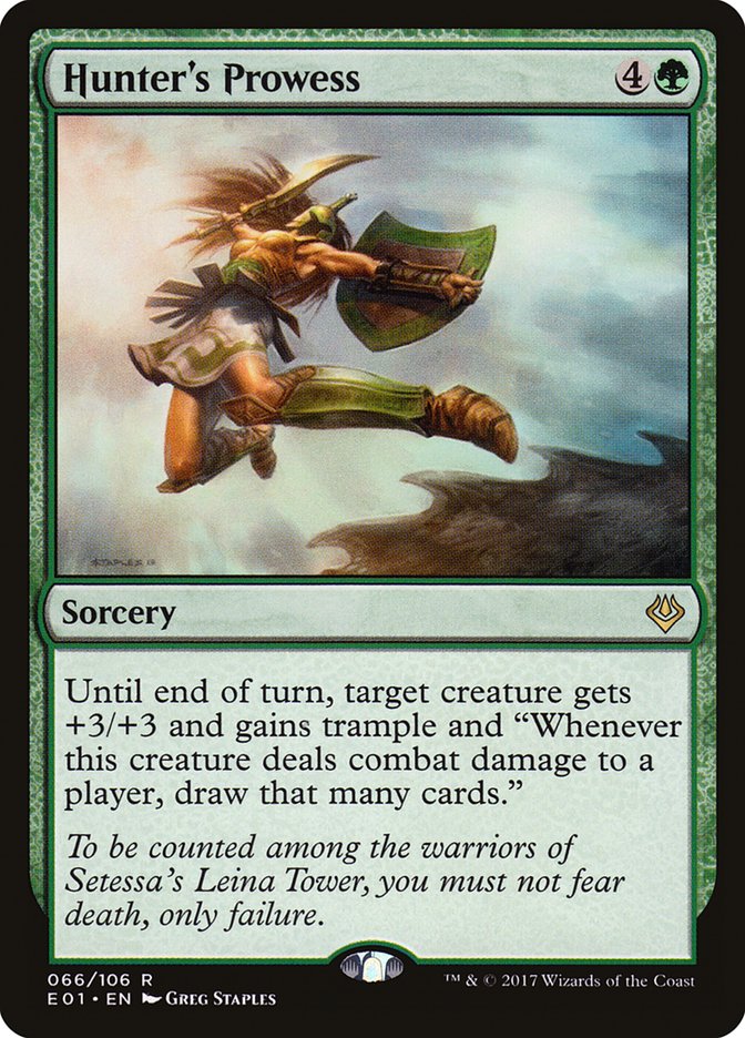 Hunter's Prowess - Archenemy: Nicol Bolas (E01)