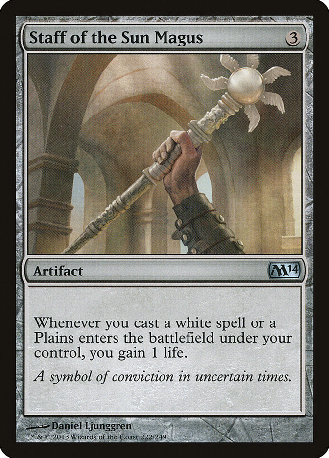 Staff of the Sun Magus - Magic 2014 (M14)