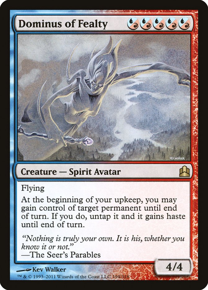 Dominus of Fealty - Commander 2011 (CMD)