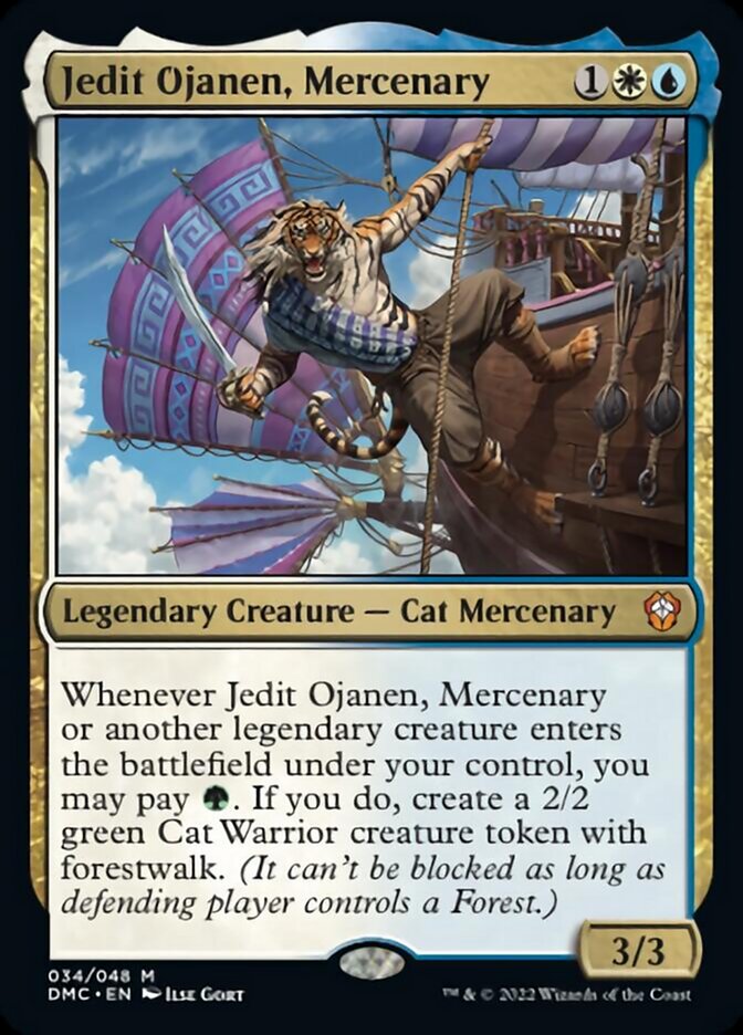 Jedit Ojanen, Mercenary - Dominaria United Commander (DMC)