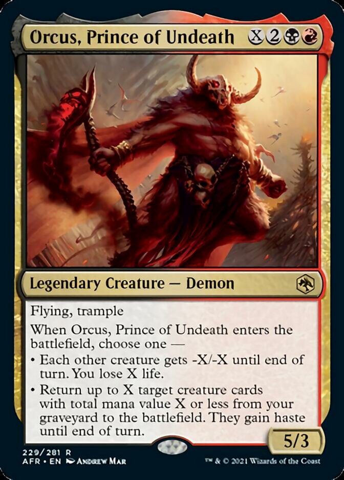 Orcus, Prince of Undeath - Adventures in the Forgotten Realms (AFR)