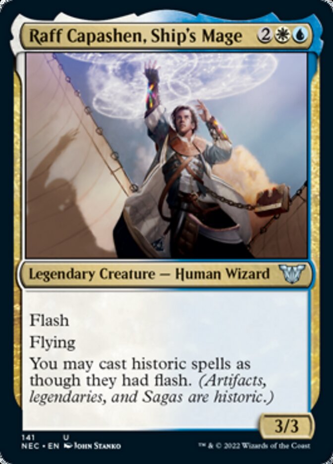 Raff Capashen, Ship's Mage - Neon Dynasty Commander (NEC)