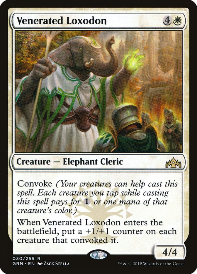Venerated Loxodon - Guilds of Ravnica (GRN)