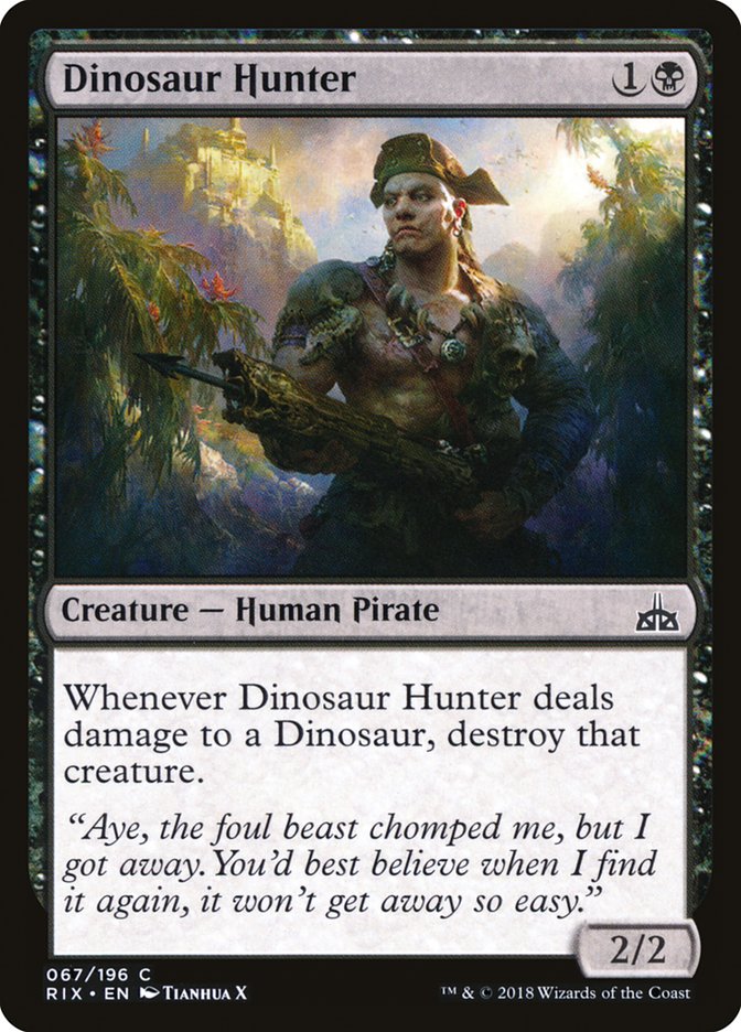 Dinosaur Hunter - Rivals of Ixalan (RIX)