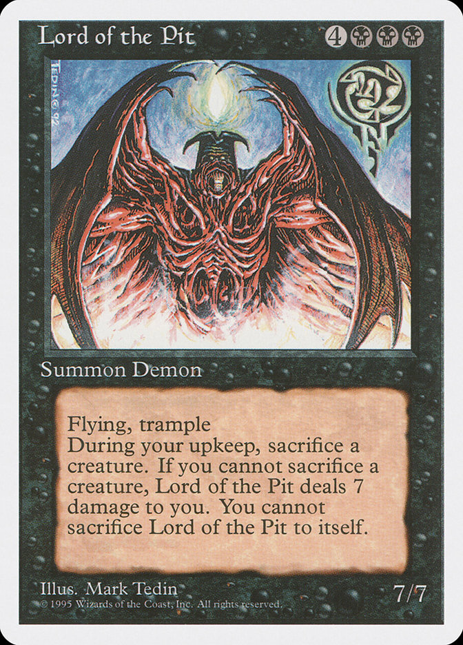 Lord of the Pit - Fourth Edition (4ED)