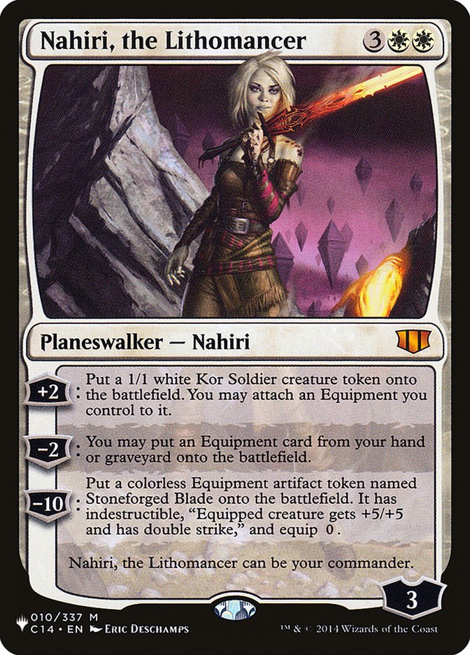 Nahiri, the Lithomancer - The List (PLIST)