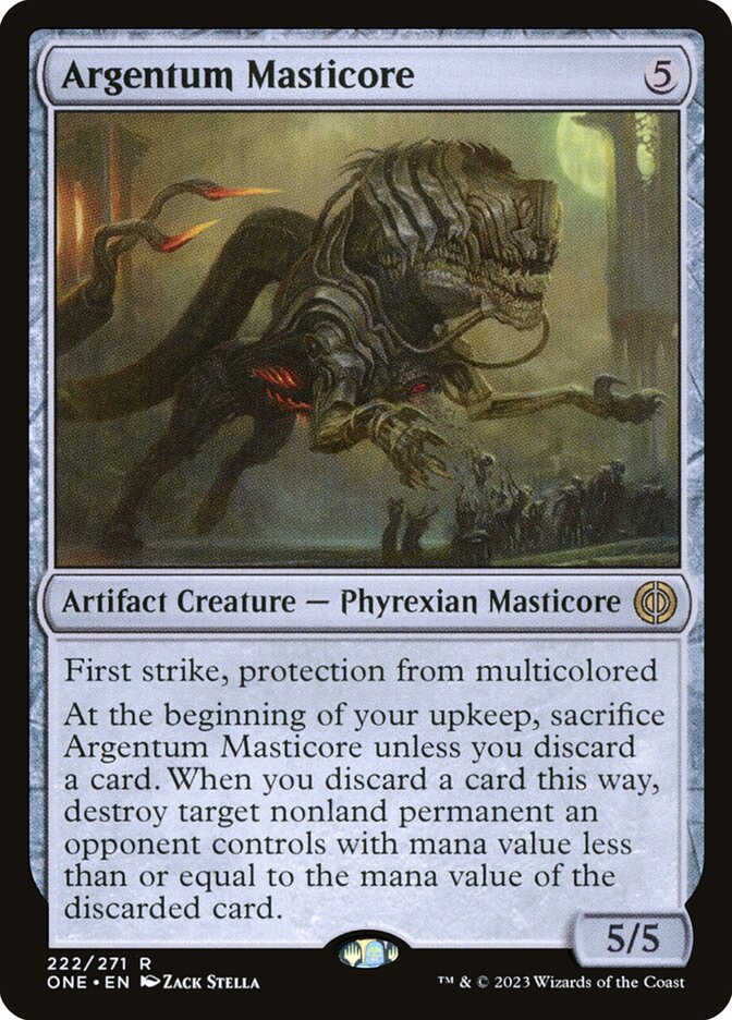 Argentum Masticore - [Foil] Phyrexia: All Will Be One (ONE)