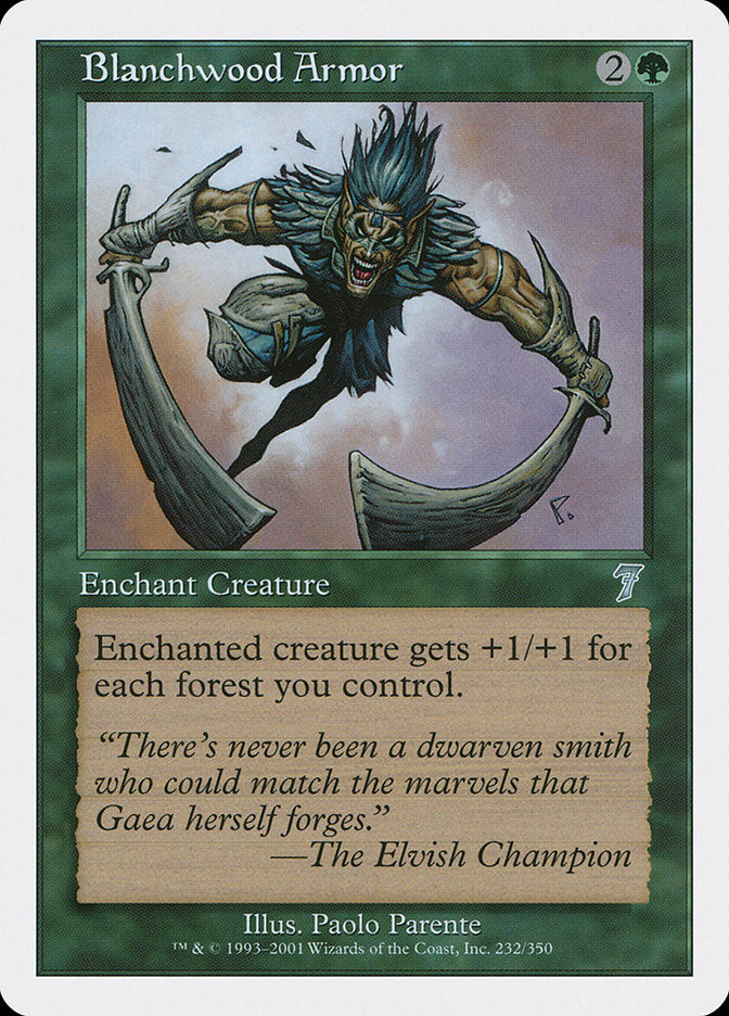 Blanchwood Armor - Seventh Edition (7ED)