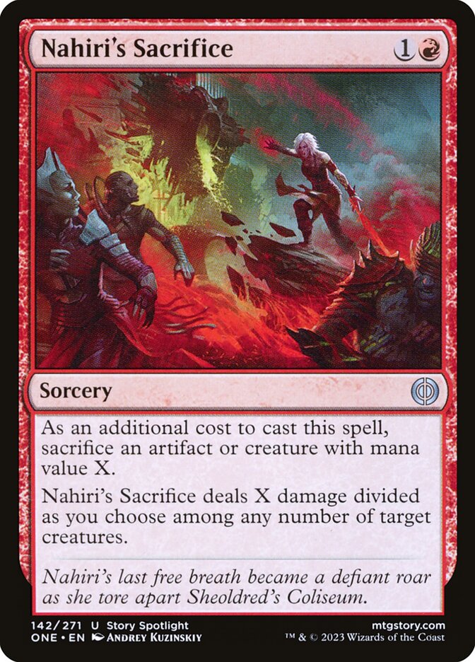 Nahiri's Sacrifice - Phyrexia: All Will Be One (ONE)