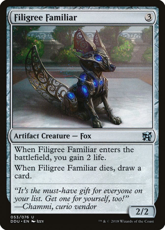 Filigree Familiar - Duel Decks: Elves vs. Inventors (DDU)