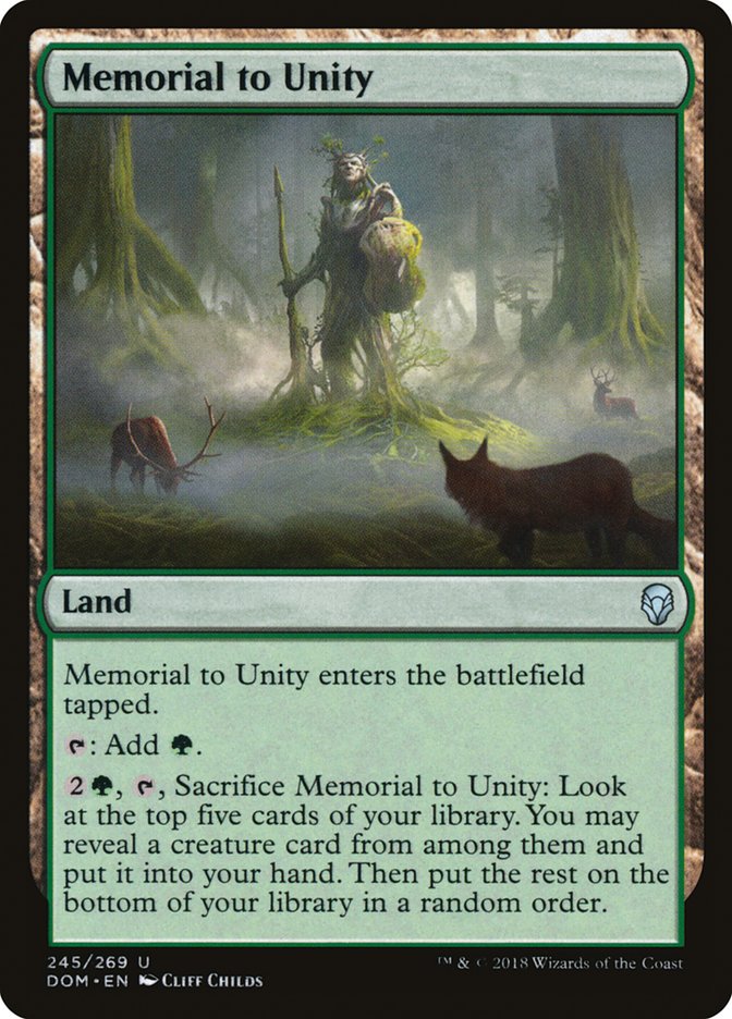Memorial to Unity - Dominaria (DOM)