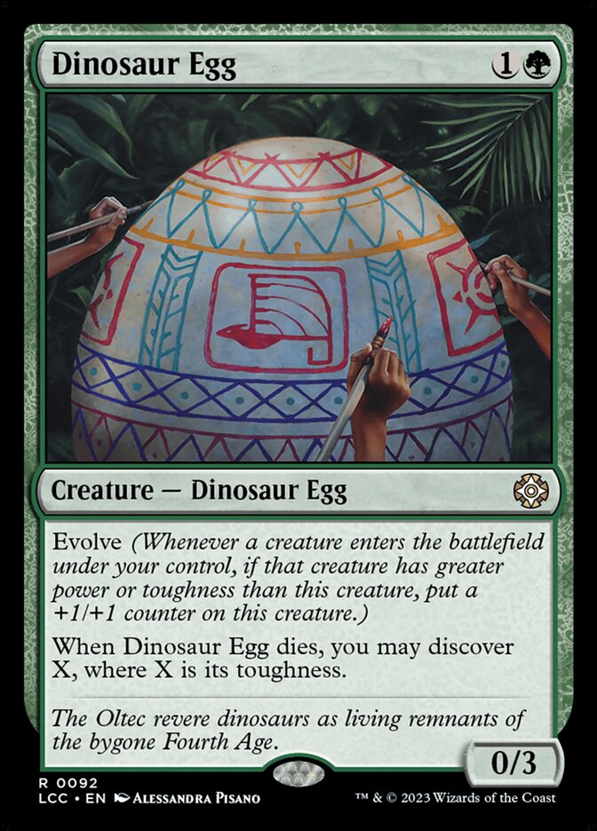 Dinosaur Egg - Lost Caverns of Ixalan Commander (LCC)