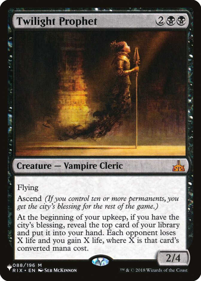 Twilight Prophet - The List (PLIST)