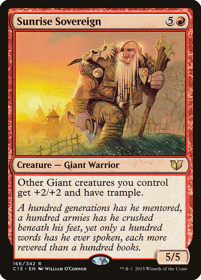Sunrise Sovereign - Commander 2015 (C15)
