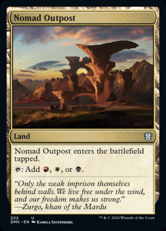 Nomad Outpost - Dominaria United Commander (DMC)