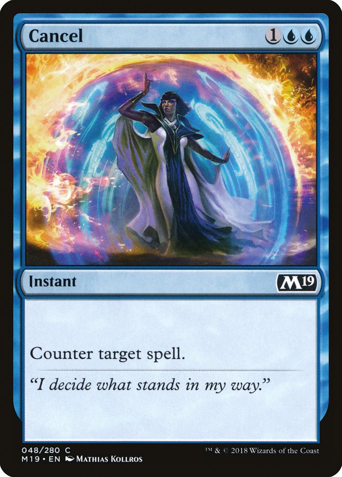 Cancel - Core Set 2019 (M19)