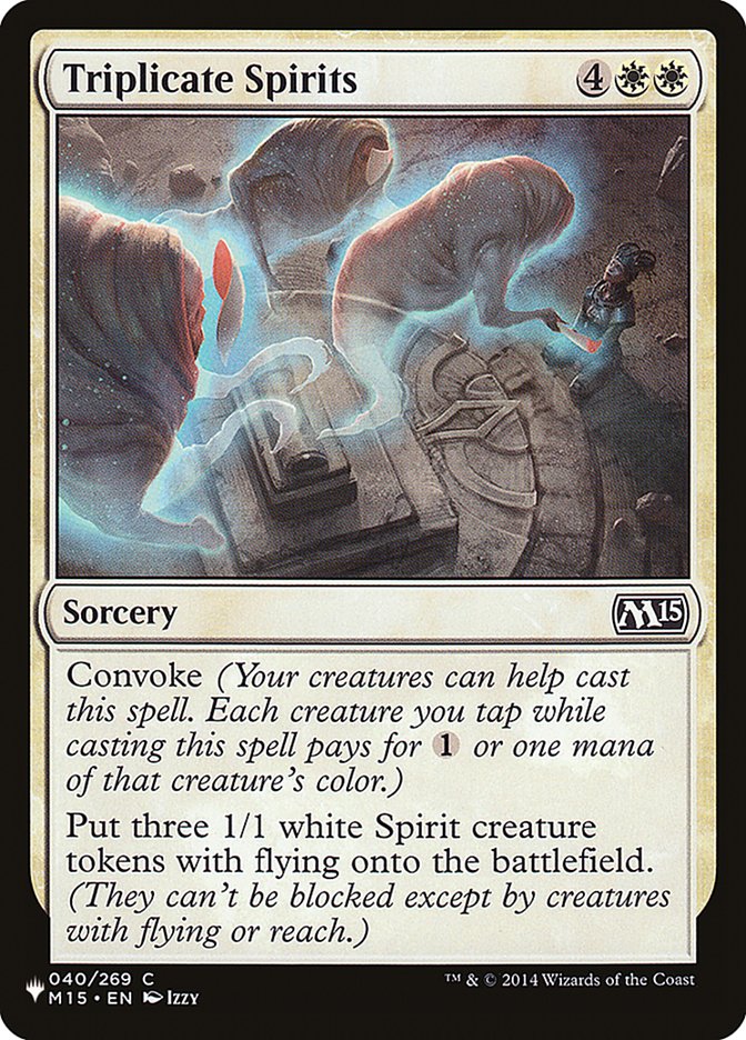 Triplicate Spirits - The List (PLIST)