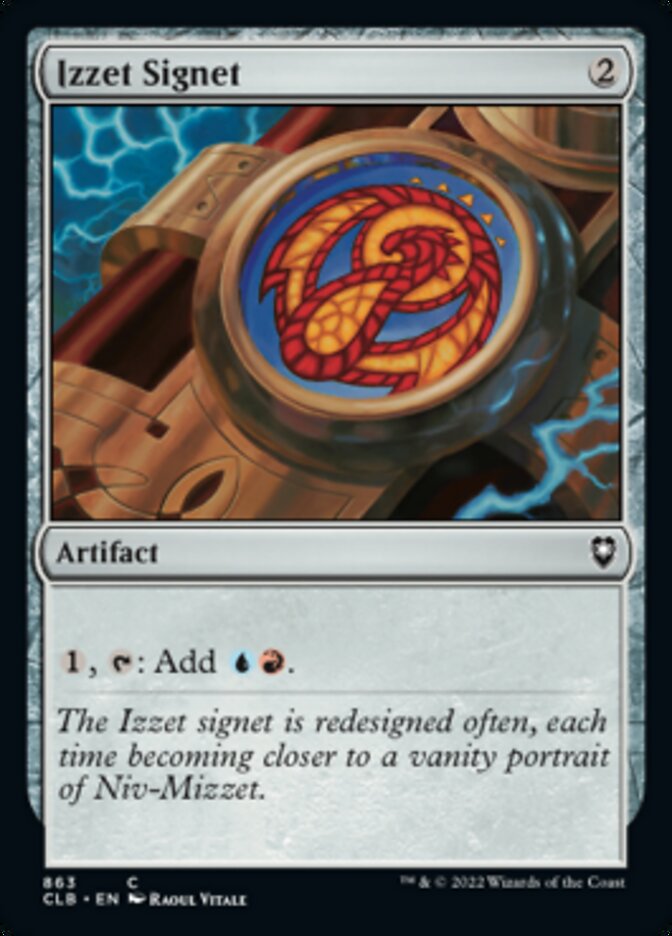 Izzet Signet - Commander Legends: Battle for Baldur's Gate (CLB)