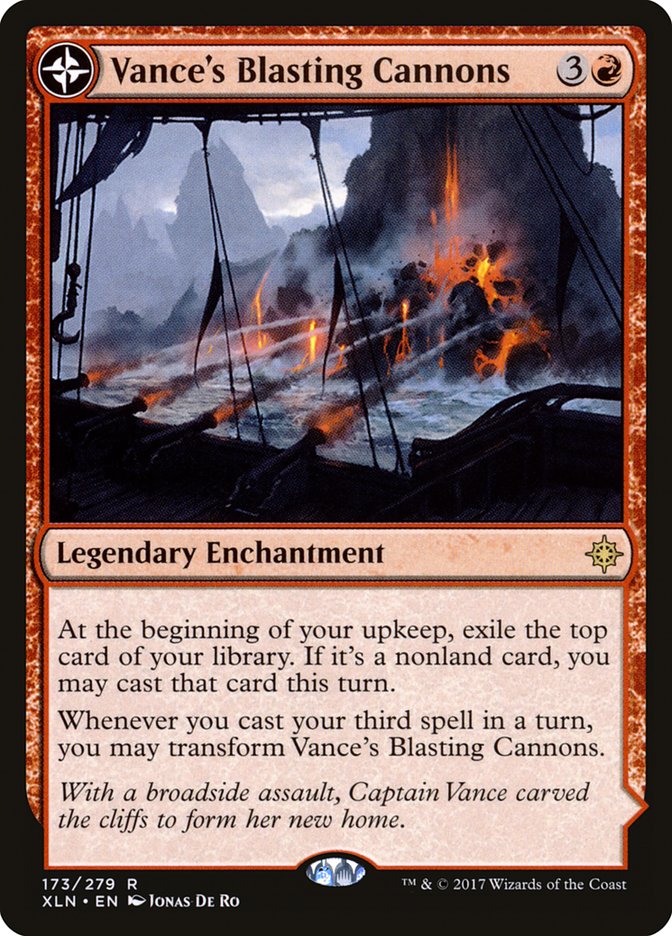 Vance's Blasting Cannons // Spitfire Bastion - Ixalan (XLN)