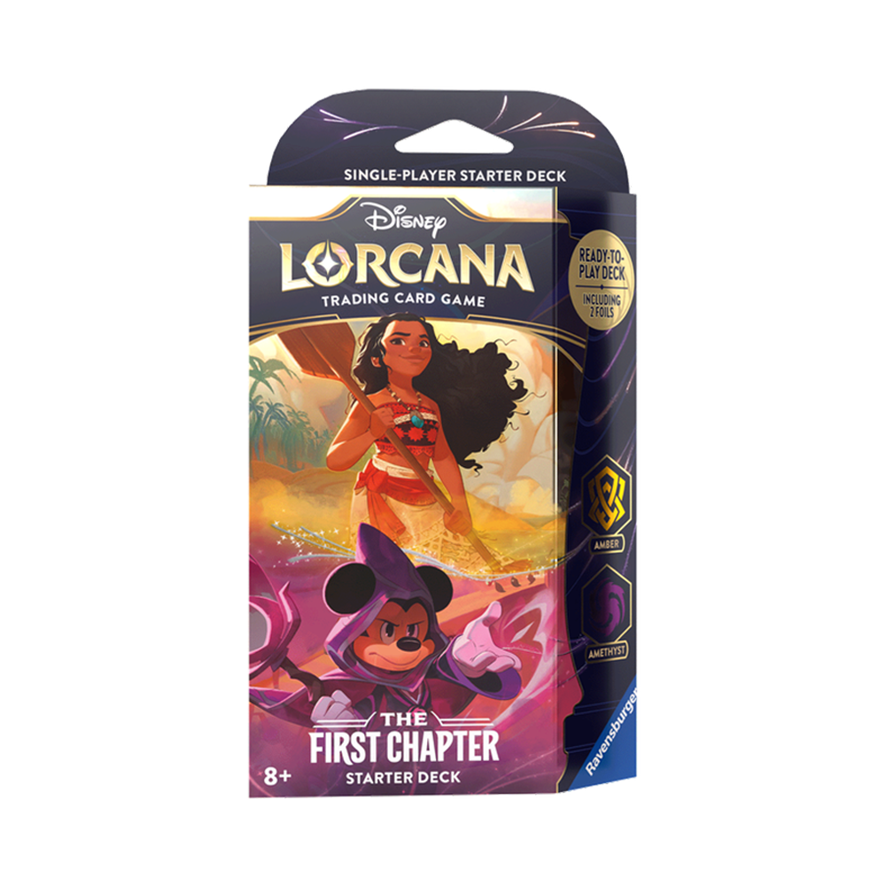 Disney Lorcana Starter Deck, Amber / Amethyst - The First Chapter