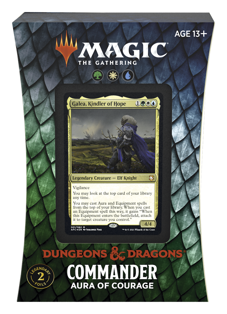 Aura of Courage Commander Deck - Adventures in the Forgotten Realms (AFR)