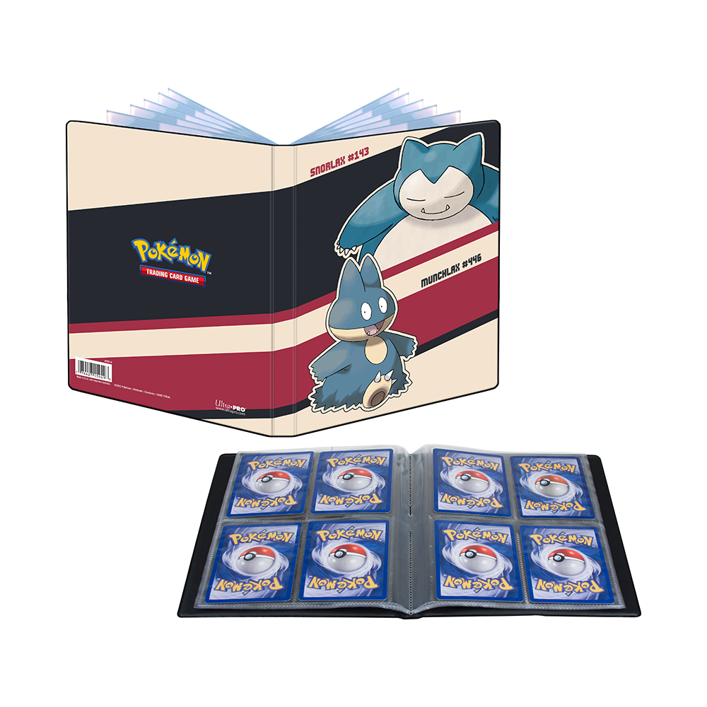 Pokemon Snorlax and Munchlax - 4 Pocket Ultra Pro Binder